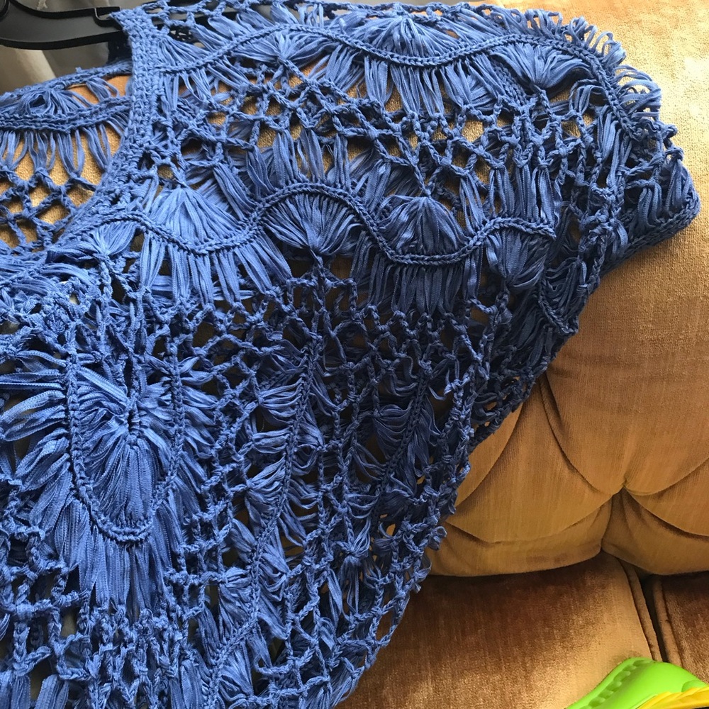 🐋Blue crochet top reduction sale 2026. - Picture 3 of 4
